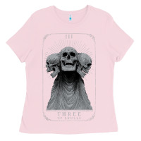 Bubblegum Pink hunt showdown anniversary three of skulls black t shirt Ladies Tee - PixelWave