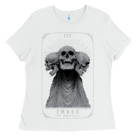 White hunt showdown anniversary three of skulls black t shirt Ladies Tee - PixelWave