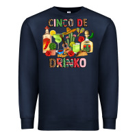 Navy cinco de drinko Premium Sweatshirt - JahusDesignShop