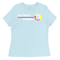 Baby Blue Detroit Diesel Ladies Tee - PixelWave