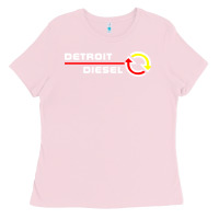 Bubblegum Pink Detroit Diesel Ladies Tee - PixelWave