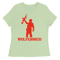 Matcha red dawn wolverines Ladies Tee - PixelWave