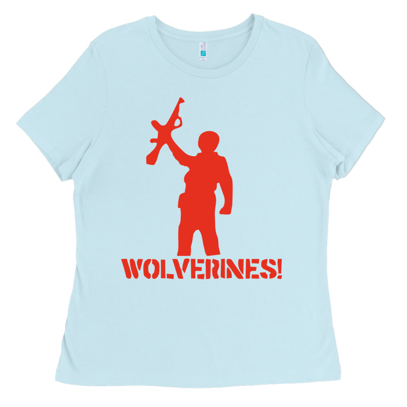 Red Dawn Wolverines Ladies Tee by PixelWave | Teevron