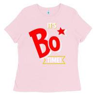 Bubblegum Pink it's bo time Ladies Tee - PixelWave