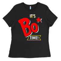 Black it's bo time Ladies Tee - PixelWave