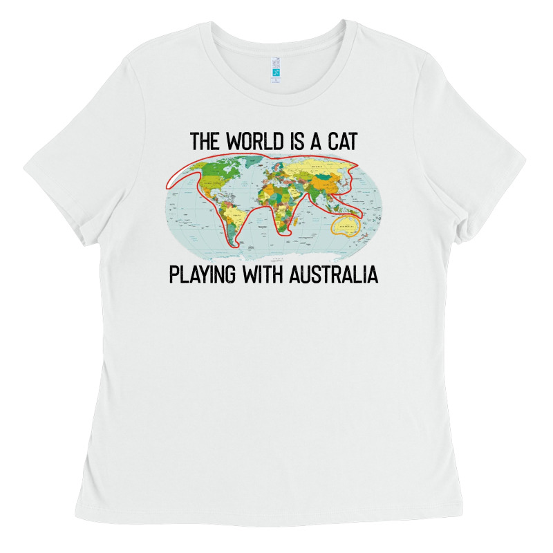The World Is A Cat Playing With Australia 2020 Shirt Ladies Tee by PixelWave | Teevron