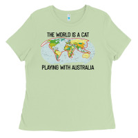 Matcha the world is a cat playing with australia 2020 shirt Ladies Tee - PixelWave