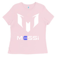 Bubblegum Pink messi Ladies Tee - PixelWave