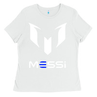 White messi Ladies Tee - PixelWave