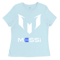 Baby Blue messi Ladies Tee - PixelWave