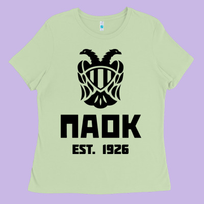 Paok Merch Ladies Tee Designed By Pixelwave