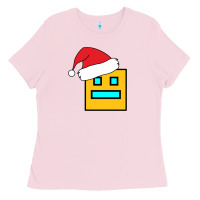 Bubblegum Pink Geometry Dash Ladies Tee - PixelWave
