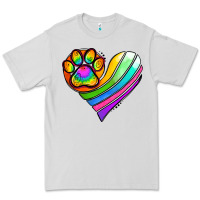 Dove Grey Pride Heart Premium Tee - Jasminsmagicworld