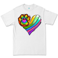 White Pride Heart Premium Tee - Jasminsmagicworld