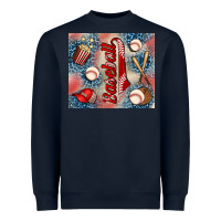 Navy baseball Heavyweight Sweatshirt - AdoDesignShop
