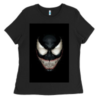 Black The venom Ladies Tee - PixelWave