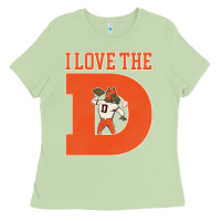 Matcha i love the d broncos football quote Ladies Tee - PixelWave
