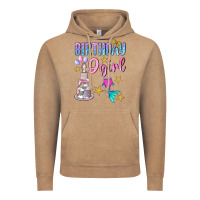 Vintage Coffee Birthday Girl 9 Vintage Hoodie - BundleAndBundleShop