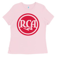 Bubblegum Pink rca radio tubes Ladies Tee - PixelWave