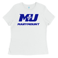 White marymount university vectorized Ladies Tee - PixelWave