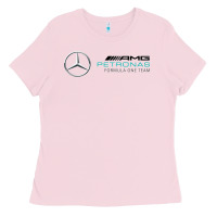 Bubblegum Pink mercedis f1 Ladies Tee - PixelWave