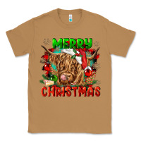 Toasted Coconut merry christmas cow Classic Tee - CowGirlArtShop