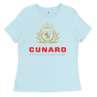 Baby Blue luxury cruises cunard Ladies Tee - PixelWave