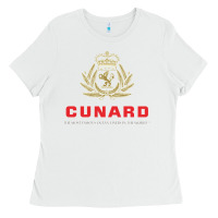 White luxury cruises cunard Ladies Tee - PixelWave
