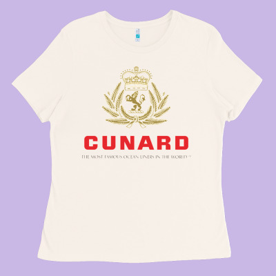 Luxury Cruises Cunard Ladies Tee Designed By Pixelwave