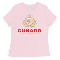 Bubblegum Pink luxury cruises cunard Ladies Tee - PixelWave