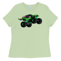 Matcha monster truck grave digger Ladies Tee - PixelWave