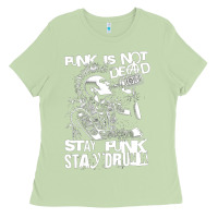 Matcha Stay Punk Stay Drunk Ladies Tee - PixelWave
