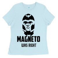 Baby Blue magneto was right Ladies Tee - PixelWave