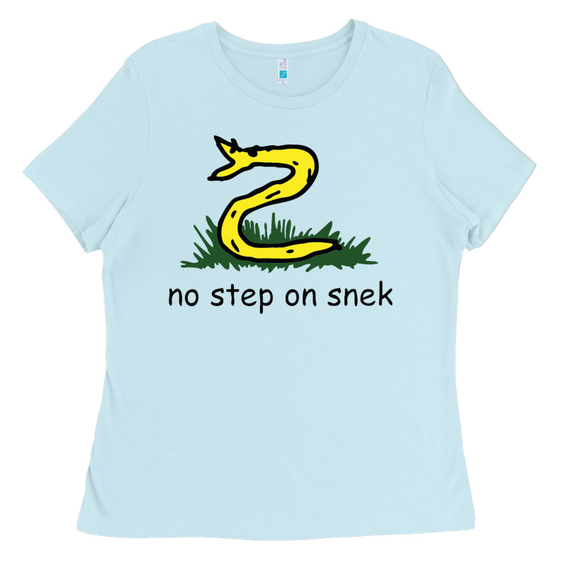 No Step On Snek,libertarian,tumblr,meme,funny,polotics,no Step,on,snek Ladies Tee by PixelWave | Teevron
