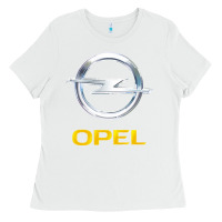 White Opel Ladies Tee - PixelWave