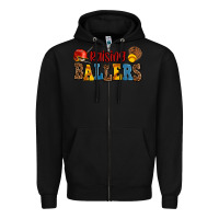 Black raising ballers Zipper Hoodie - AdoDesignShop
