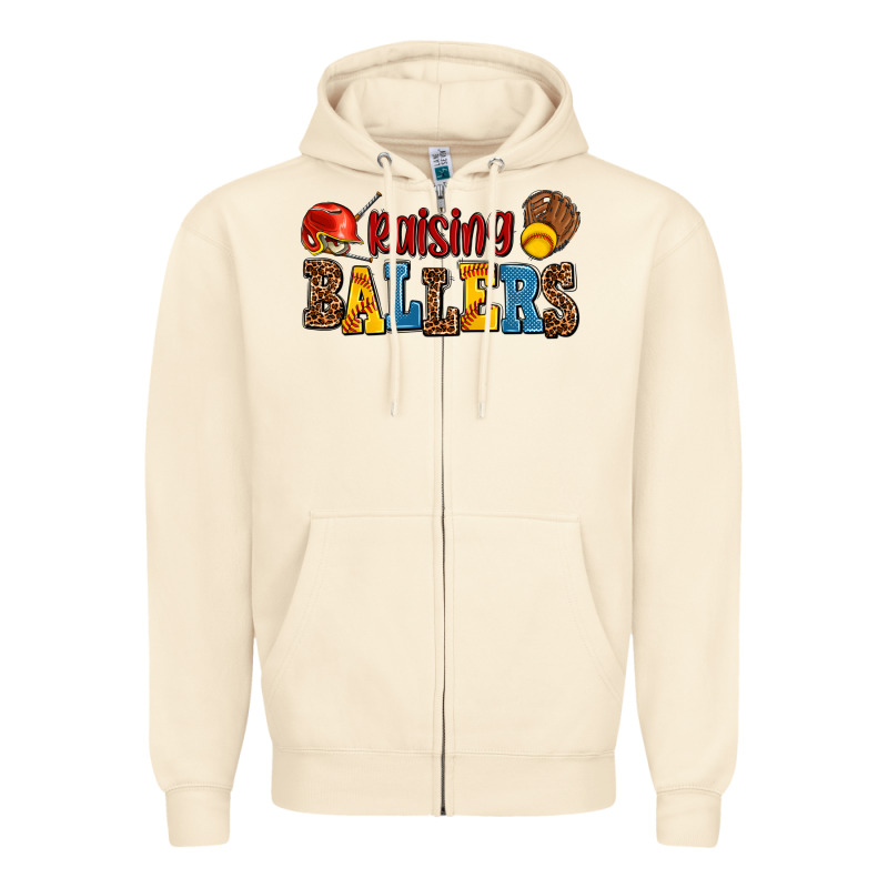 Raising Ballers Zipper Hoodie by AdoDesignShop | Teevron