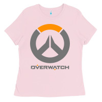 Bubblegum Pink overwatch Ladies Tee - PixelWave