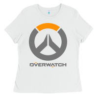 White overwatch Ladies Tee - PixelWave