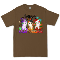 Cacao happy hallothanksmas unicorn Premium Tee - CowGirlArtShop