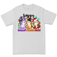 Dove Grey happy hallothanksmas unicorn Premium Tee - CowGirlArtShop