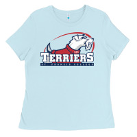 Baby Blue st. francis terriers(SFC), brooklyn Ladies Tee - PixelWave