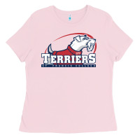 Bubblegum Pink st. francis terriers(SFC), brooklyn Ladies Tee - PixelWave