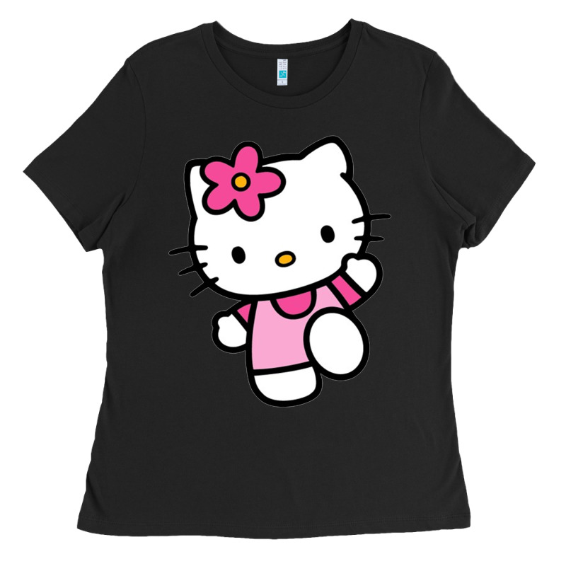 Kitty Ladies Tee by PixelWave | Teevron
