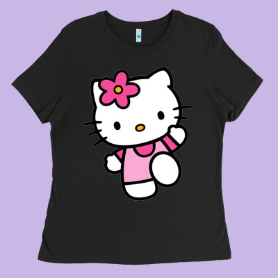 Kitty Ladies Tee Designed By Pixelwave