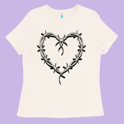 Bichota Heart For Women,cute Music T Shirt Ladies Tee Designed By Pixelwave