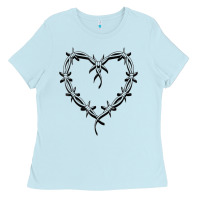 Baby Blue bichota heart for women,cute music t shirt Ladies Tee - PixelWave