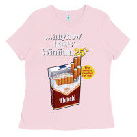 Bubblegum Pink Anyhow Have A Winfield 25s Classic Ladies Tee - PixelWave