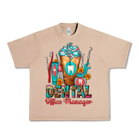 Burro Dental Office Manager cold drink frappe Urban Heavy Tee - FaDigitalArtStudio