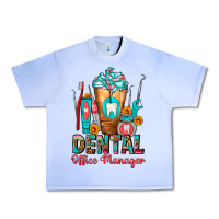Grape Ice Dental Office Manager cold drink frappe Urban Heavy Tee - FaDigitalArtStudio